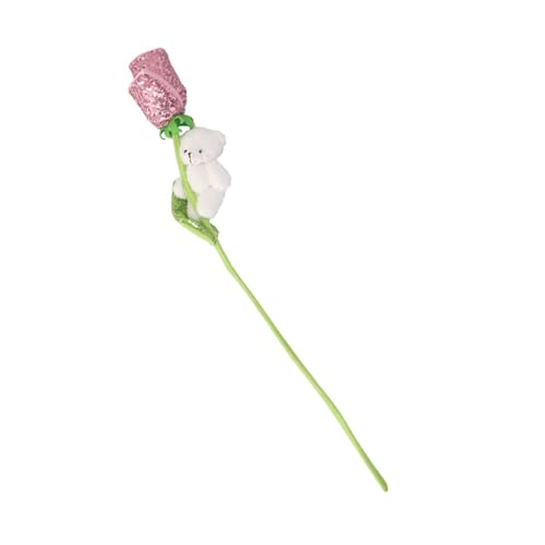 GKYQVE Bunter Blumenbär für Hochzeitsdekoration, Stofftiere, Plüschpaar, handgefertigt, Verlobungsfeier, Partyzubehör GKYQVE Bunter Blumenbär für Hochzeitsdekoration, Stofftiere, Plüschpaar, handgefertigt, Verlobungsfeier, Partyzubehör von GKYQVE