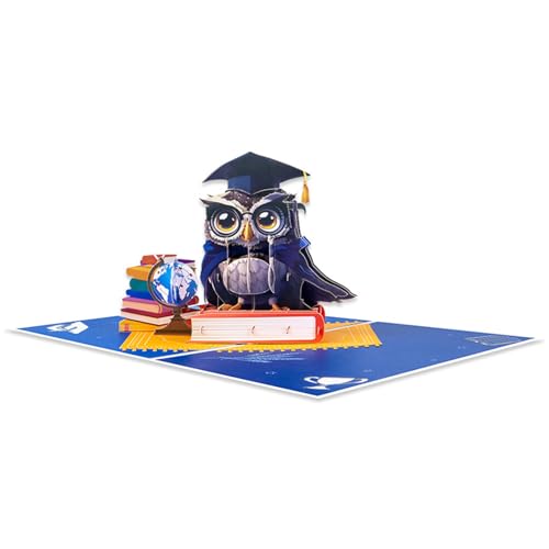 GKYQVE Einzigartige 3D Abschlusskarte Mit Owl In Caps Muster Fashion 3D Grußkarte Für Universität Oder College Verwendung Geeignet GKYQVE Einzigartige 3D Abschlusskarte Mit Owl In Caps Muster Fashion 3D Grußkarte Für Universität Oder College Verwendung Geeignet von GKYQVE