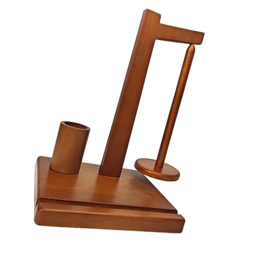 GKYQVE Holzgarnhalter Zum Häkeln Von Strick Multifunktions Garnhalterspender Mit Telefonständer Und Häkchen Haken Strickzubehör GKYQVE Holzgarnhalter Zum Häkeln Von Strick Multifunktions Garnhalterspender Mit Telefonständer Und Häkchen Haken Strickzubehör von GKYQVE