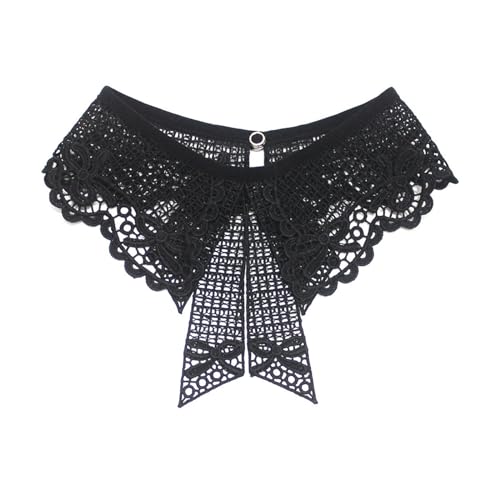 GKYQVE Stilvolle Frauen Elegante Abnehmbare Spitzenkragen Stickerei Spitzen Bowknot Falsch Für Kleider Und Pullover Dekoration Abnehmbares Fälschung von GKYQVE