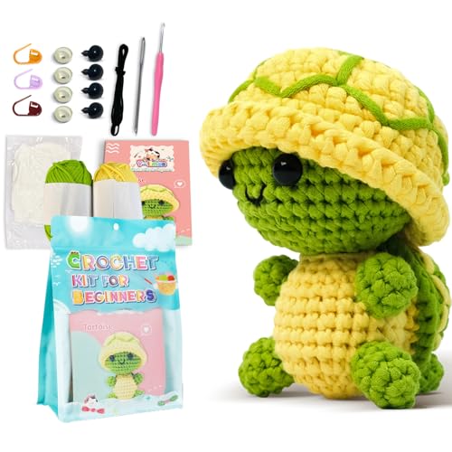 GKYQVE Turtles Häkelkits Häkelstarter Kits Mit Schrittweise Video Tutorial Für Kinder Frauen Männer Starter Turtles Schönes Zum Stricken GKYQVE Turtles Häkelkits Häkelstarter Kits Mit Schrittweise Video Tutorial Für Kinder Frauen Männer Starter Turtles Schönes Zum Stricken von GKYQVE