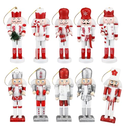 GKYQVE Weihnachten Nussknacker Dekoration Soldaten Stilvolle Holzfiguren Dekoration Festival Weihnachten Ornament 13cm Soldat von GKYQVE
