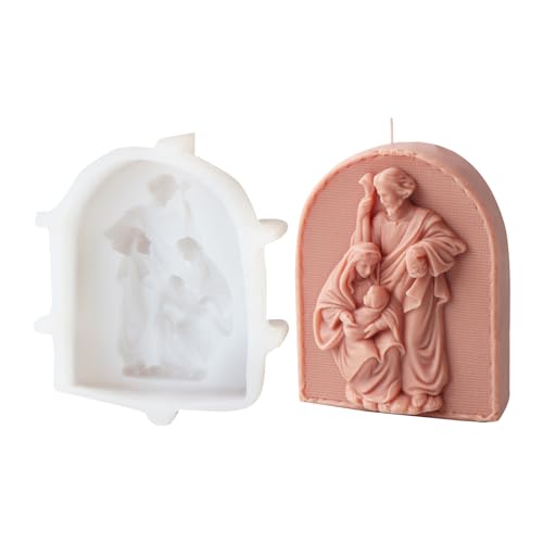 Große Kerzenform Aromatherapys Ornament Making Formenflexible Silikon Für Home Dekoration Handwerk Silikon Kerze von GKYQVE