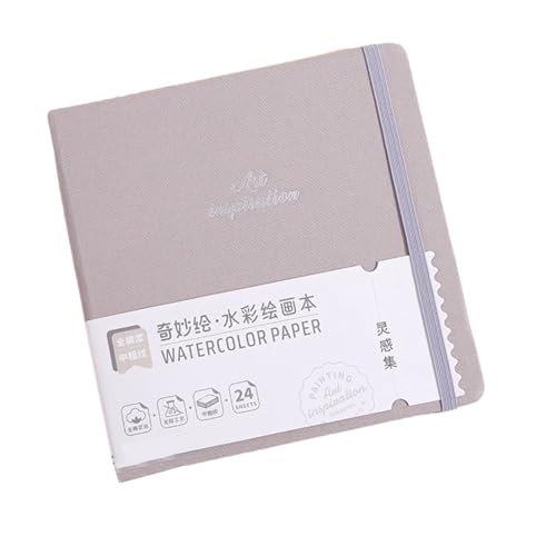 Hardcover Aquarell Papierpad 24 Blätter Baumwollpapier Aquarell Skizzebuch Taschenbuch Sketchpad Für Künstler Student Zeichnung Kunststudent Sketchpad von GKYQVE