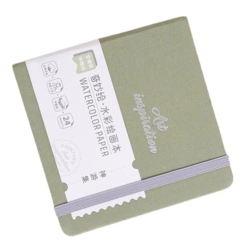 Hardcover Aquarell Papierpad 24 Blätter Baumwollpapier Aquarell Skizzebuch Taschenbuch Sketchpad Für Künstler Student Zeichnung Kunststudent Sketchpad von GKYQVE