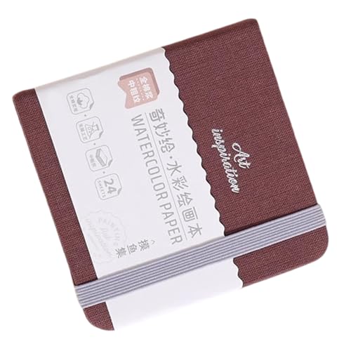 Hardcover Aquarell Papierpad 24 Blätter Baumwollpapier Aquarell Skizzebuch Taschenbuch Sketchpad Für Künstler Student Zeichnung Kunststudent Sketchpad von GKYQVE