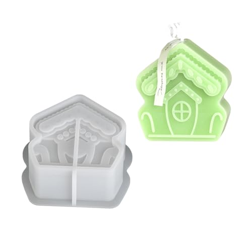 Hausstatue Silikonkerzenformen Für Kerzenseife Süßigkeiten Kuchenformen Schokolade Fondantform Epoxidharz Silikonformen Hausstatue Silikonkerzenformen Für Kerzenseife Süßigkeiten Kuchenformen Schokolade Fondantform Epoxidharz Silikonformen von GKYQVE