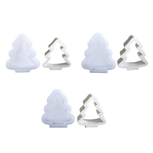 Hohle Weihnachtsbaum Ornament Form Flexible Silikon Dekoration Gipsform Praktischer Schmuck Werkzeug Home Dekoration von GKYQVE