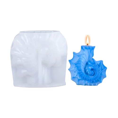 Kerzenformen Conch Guss Formen Ozeane Styles Silikonformen Ornament Epoxidharz Formplasters von GKYQVE
