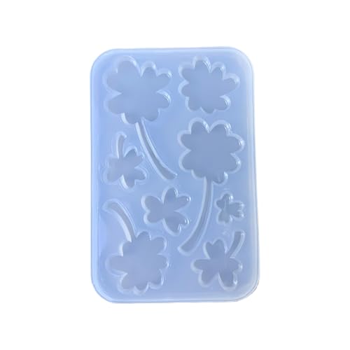 Kleeblatt-Form für Anhänger, Epoxidharz, handgefertigt, Schmuck, Charm, flexibles Silikon, Schmuckzubehör Kleeblatt-Form für Anhänger, Epoxidharz, handgefertigt, Schmuck, Charm, flexibles Silikon, Schmuckzubehör von GKYQVE