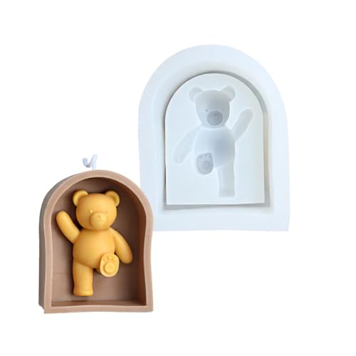 Künstlerische Silikonform 3D Handwerksform Kreative Bärenformfiguren Formen Für Kunstunterricht Und Heimdekoration Künstlerische Silikonform 3D Handwerksform Kreative Bärenformfiguren Formen Für Kunstunterricht Und Heimdekoration von GKYQVE