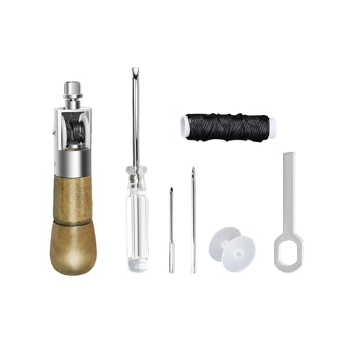 Lederreparatur Set Ledercraft Nähtewerkzeugnähte Für Leder Mit Schwerem Stoff Leinwand Bag Schuhgürtel Reparatur Lederfahrzeug Nähen von GKYQVE