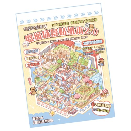 Lustiger 3D Szenenaufkleber Miniatur Simuliertes Kabin Szenen Aufkleber Cartoon Szenerie Aufkleber Für Scrapbooking Journal Planer Lustiger 3D Szenenaufkleber Miniatur Simuliertes Kabin Szenen Aufkleber Cartoon Szenerie Aufkleber Für Scrapbooking Journal Planer von GKYQVE