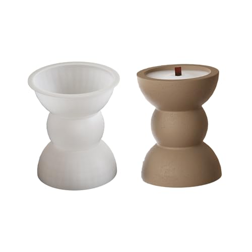 Mehrfachgröße Runde Robuste Silikonform Schimmelpilz Set Tragbares Zubehör Für Bastelversorgung Kerzenherstellung Gips Handwerk Home Decoration Form Form von GKYQVE