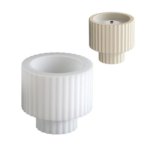 Mehrzweck Silikonform Gestreifter Form Zementform Formen Harz Kerzenbecher Formschalenformen Für Projekte Mehrzweck Silikonform Gestreifter Form Zementform Formen Harz Kerzenbecher Formschalenformen Für Projekte von GKYQVE