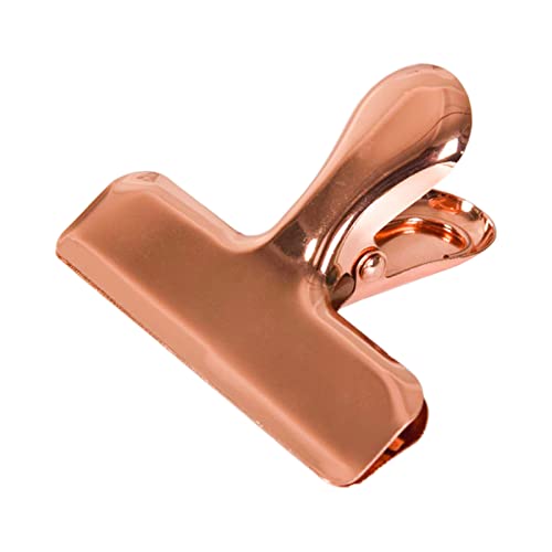 Metall-Büroklammer, 77 mm lang, große Büroklammer, Edelstahl, Aktenklemme für Lebensmittelbeutel, Zeichenbrett, Bürobedarf von GKYQVE