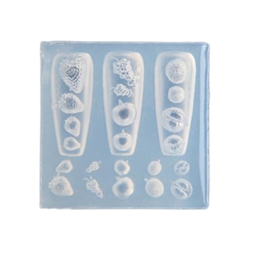 Nägel Kunstformen Silikon 3D Vorlage Nägel Entwerfen Werkzeug Lebensmittel Thema Silikon Handgemachte Formen Für Maniküre Kreation von GKYQVE