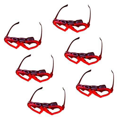 Packung Mit 6 Leuchtenden Gläser LED Herzdesign Für Konzertpartyzubehör Bequeme Plastikrahmen LED Herzgläser Packung Mit 6 Leuchtenden Gläser LED Herzdesign Für Konzertpartyzubehör Bequeme Plastikrahmen LED Herzgläser von GKYQVE