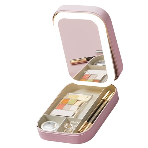 Reiseschmuckzubehör Hülle Vielseitig Mit LED Make Up Brillen Für Stilvolle Reisende Reisebereicher Veranstalter von GKYQVE