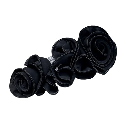 Rüschenränder, 3D-Blumen-Applikation für Abendparty, Kleid, Kostüm, Dekoration, Aufnähen, Blumenaufnäher für Bastelprojekte von GKYQVE