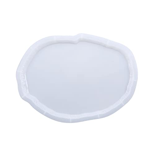 Runde Untersetzer Harzformen Ovales Silikonschalenform Epoxidgussguss Für Cups Matten Home Decorations Silikonschalenform Für Beton / / Epoxid von GKYQVE