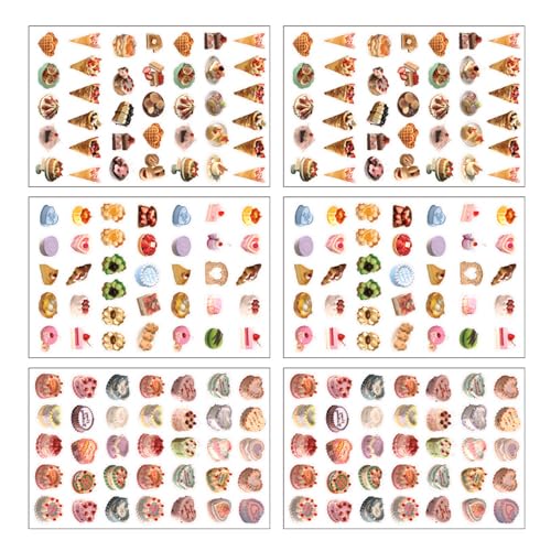 Scrapbook Sticker 6 Blätter Journaling Sticker Buch Ästhetic Dekoratives Sammelalbum Für Erwachsene Studenten Dekorativ Scrapbook Sticker 6 Blätter Journaling Sticker Buch Ästhetic Dekoratives Sammelalbum Für Erwachsene Studenten Dekorativ von GKYQVE