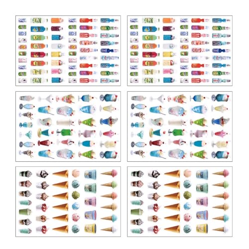 Scrapbook Sticker 6 Blätter Journaling Sticker Buch Ästhetic Dekoratives Sammelalbum Für Erwachsene Studenten Dekorativ Scrapbook Sticker 6 Blätter Journaling Sticker Buch Ästhetic Dekoratives Sammelalbum Für Erwachsene Studenten Dekorativ von GKYQVE
