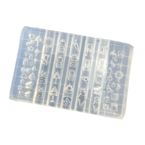 Silikonnägel Kunstform Dessert Bären Thema Dekorative Accessoires Für Maniküre Training Und Schönheit Enthusiasten Wiederverwendbares Silikonnagelform Für Schmuckzuarbeiten von GKYQVE