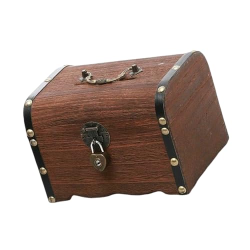 Vintage Hölzerne Schatzkisten Coin Banks Mit Bukolischer Dekorationsbox Für Kinderhäuser Büro Dekore von GKYQVE