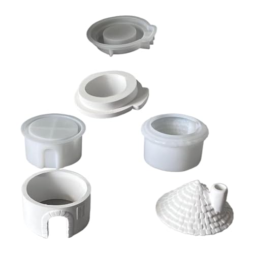 Weihnachtskabine Silikonform Epoxidharz Silikonform Zur Herstellung Von Kerzen Teelichthalter Weihnachtsferien Dekoration Kerzenform von GKYQVE