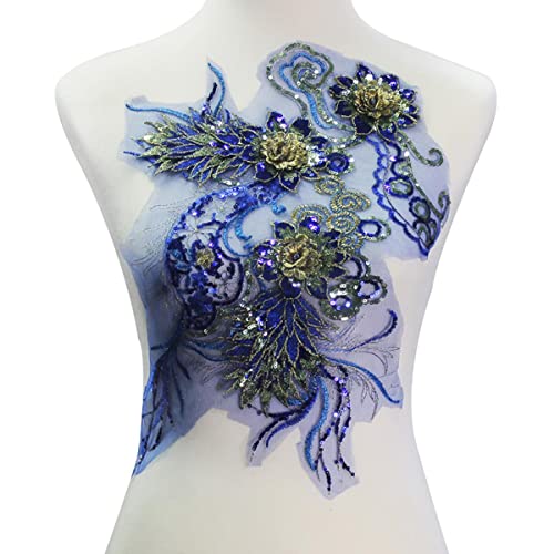 stück 3D Gold Pailletten Blume Spitze Stickerei Applique Spitze Schnur Spitze Stoff Motiv Venise Kleidung Verziert Nähen T2140-standardmäßig stück 3D Gold Pailletten Blume Spitze Stickerei Applique Spitze Schnur Spitze Stoff Motiv Venise Kleidung Verziert Nähen T2140-standardmäßig von GKandi