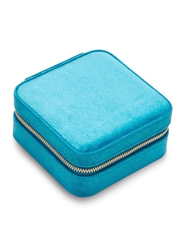 Glanzstücke München Schmuck-Reisetäschchen Samt türkis 11,5 x 11,5 x 6 cm Schmuckaufbewahrung Schmucketui Schmuckschatulle für die Reise mit Spiegel Glanzstücke München Schmuck-Reisetäschchen Samt türkis 11,5 x 11,5 x 6 cm Schmuckaufbewahrung Schmucketui Schmuckschatulle für die Reise mit Spiegel von GLANZSTÜCKE MÜNCHEN