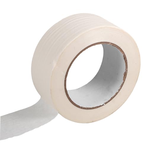GLEAVI 1 Rolle Abdeckband Farbband Zweck Maske Karosserie Streifen klebrig schwer malen Auto-Klebeband Lieferungen von Autolacken Malerband Künstlerband Auto -Lackband Papier Weiß von GLEAVI