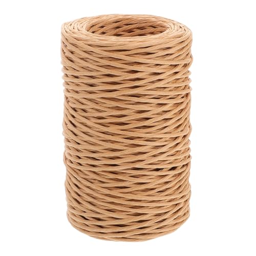 GLEAVI 1 Rolle Handgewebter Lampenschirmdraht Zum Basteln Seilweben Papierseil Eine Rolle Schokolade GLEAVI 1 Rolle Handgewebter Lampenschirmdraht Zum Basteln Seilweben Papierseil Eine Rolle Schokolade von GLEAVI