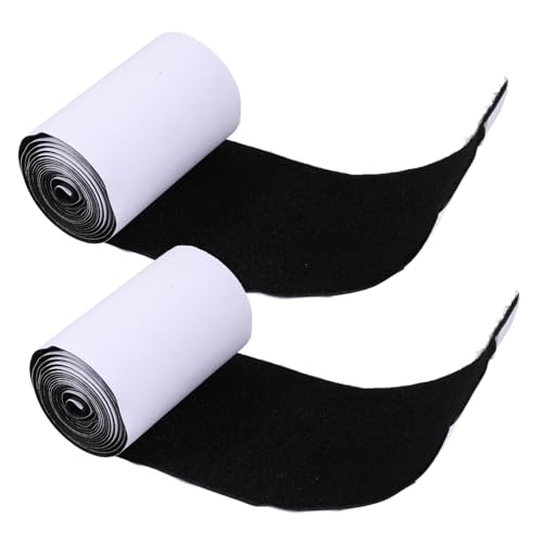 GLEAVI 1 Rolle Spurloses Klebeband Drinnen Teppichband, Hartholzboden, Keine Beschädigung Nicht Für Fliesenböden Beleg Eck-teppichgreifer Teppich-slip-stopper-aufkleber Nylon Black von GLEAVI