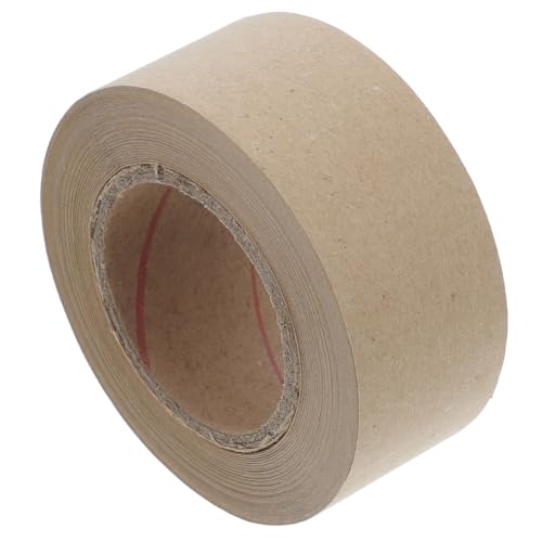 GLEAVI 1 Rolle Wassersoluble Klebebänder für Verpackungen Wiederverwendbar und Tamperresistent aus Packpapier für Sichere Sendungen Leicht Ablösbar ohne Rückstände von GLEAVI