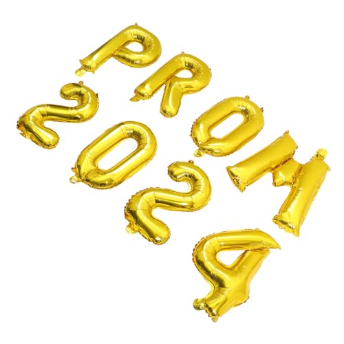 GLEAVI 1 Satz 2024 Luftballons für die Abschlussfeier Ballballons Silber Ballonset der Klasse 2024 groß Hi Party-Dekorationsballons 2024 Luftballons Aluminiumfolie Golden von GLEAVI
