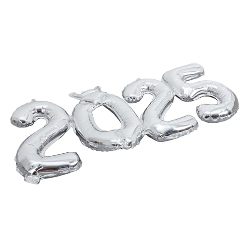 GLEAVI 1 Satz 2025 Ballon aus Aluminiumfolie erste Dekorationen Ö Party groß Rosa Luftballons für die Abschlussfeier 2025 Neujahrsballons Nummer 2025 Luftballons Ballondekoration Silber GLEAVI 1 Satz 2025 Ballon aus Aluminiumfolie erste Dekorationen Ö Party groß Rosa Luftballons für die Abschlussfeier 2025 Neujahrsballons Nummer 2025 Luftballons Ballondekoration Silber von GLEAVI