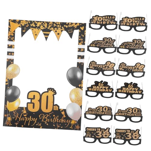 GLEAVI 1 Satz Geburtstagspapiergläser Party-brillengestell Neuheit Geburtstagsbrille Partybrillen Aus Papier Lustige Fotoautomaten Requisiten Geburtstagsbrille Aus Papier Lustige Brille GLEAVI 1 Satz Geburtstagspapiergläser Party-brillengestell Neuheit Geburtstagsbrille Partybrillen Aus Papier Lustige Fotoautomaten Requisiten Geburtstagsbrille Aus Papier Lustige Brille von GLEAVI