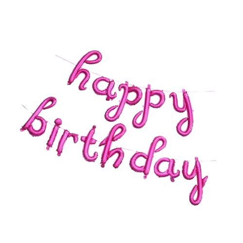 GLEAVI 1 Satz Happy Birthday Ballon Set Party Dekoration mit Aluminium Folienballons für Feierlichkeiten Hochzeiten und Fotoshootings von GLEAVI