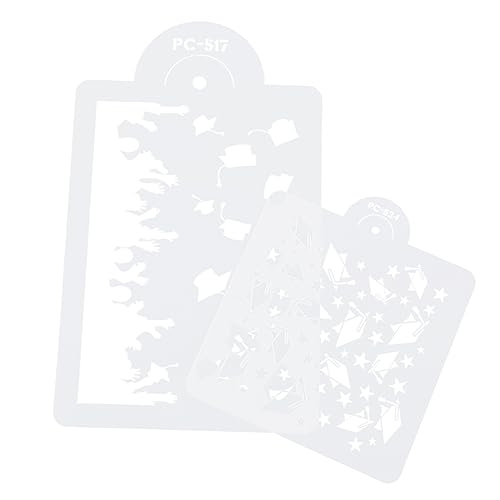 GLEAVI 1 Satz Kuchendekorationsform Vorlage Kuchen Schablone Prägung Schablone Zum Dekorieren Von Kuchen Wiederverwendbarer Kuchen Kuchenform Weiß Plastik 2 Stück GLEAVI 1 Satz Kuchendekorationsform Vorlage Kuchen Schablone Prägung Schablone Zum Dekorieren Von Kuchen Wiederverwendbarer Kuchen Kuchenform Weiß Plastik 2 Stück von GLEAVI