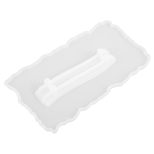 GLEAVI 1 Satz Silikonform für Epoxidharz Tablett mit Griff Diy Obstschalen Gießform für Kreative Bastelprojekte mit Hoher Elastizität und Einfacher Entformung GLEAVI 1 Satz Silikonform für Epoxidharz Tablett mit Griff Diy Obstschalen Gießform für Kreative Bastelprojekte mit Hoher Elastizität und Einfacher Entformung von GLEAVI