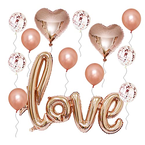 GLEAVI 1 Satz Valentinstag Ballon Hochzeitsdeko Partyzubehör Luftballons Hochzeitsballons Luftballons Hochzeit Partyballons Golden Hochwertige Aluminiumfolie GLEAVI 1 Satz Valentinstag Ballon Hochzeitsdeko Partyzubehör Luftballons Hochzeitsballons Luftballons Hochzeit Partyballons Golden Hochwertige Aluminiumfolie von GLEAVI
