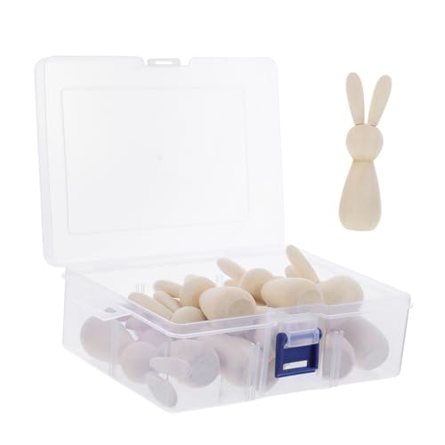 GLEAVI 1 Set Holz Graffiti Kaninchen Basteln Holzfigur Holzspielzeug Handgefertigt Holzzaunpuppe DIY Graffiti Puppe Holzhandwerk Ostern DIY Basteldekoration Beige Kunststoff GLEAVI 1 Set Holz Graffiti Kaninchen Basteln Holzfigur Holzspielzeug Handgefertigt Holzzaunpuppe DIY Graffiti Puppe Holzhandwerk Ostern DIY Basteldekoration Beige Kunststoff von GLEAVI