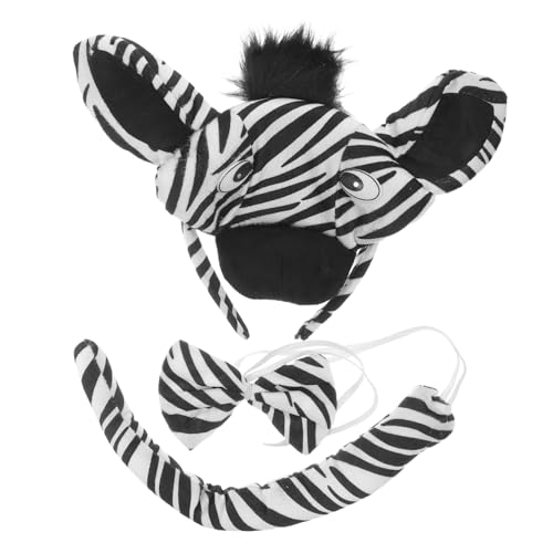 GLEAVI 1 Set Kids Animal Kostüm Set Animal Ohr Stirnband Bowtie Süße Cosplay -lieferungen Für Cosplay -dress -up -partyzubehör von GLEAVI