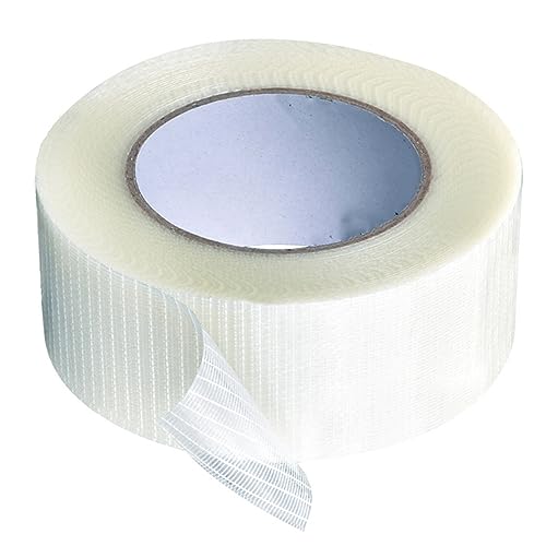 GLEAVI 1 Stück Verpackungs Band Glasfaser-Fugenband selbst Band schwere Stoff Wickelband kühlschrankdeo kühlschtank haushaltsgeräte stahlplatte stahlblech fixed einseitiges Klebeband Weiß GLEAVI 1 Stück Verpackungs Band Glasfaser-Fugenband selbst Band schwere Stoff Wickelband kühlschrankdeo kühlschtank haushaltsgeräte stahlplatte stahlblech fixed einseitiges Klebeband Weiß von GLEAVI