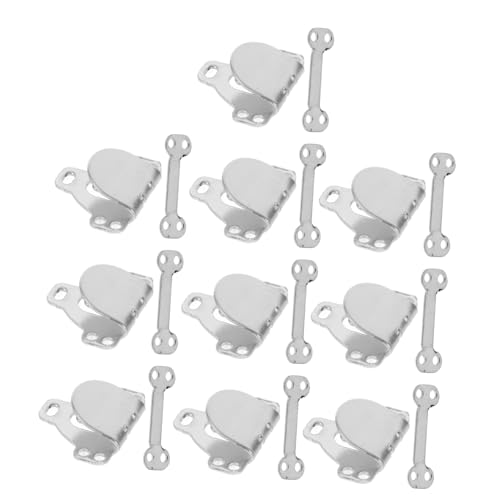 GLEAVI 10 Sätze Silberne Hosenverschluss Haken und Ösen für DIY Nähprojekte Metallverschluss für Röcke Kleider Bhs und Einfach zu Verwenden für Handarbeiten GLEAVI 10 Sätze Silberne Hosenverschluss Haken und Ösen für DIY Nähprojekte Metallverschluss für Röcke Kleider Bhs und Einfach zu Verwenden für Handarbeiten von GLEAVI