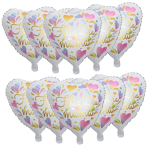 GLEAVI 10 Stück Folienballons für Mutter Dekoration Rosa Und Dekorationen Mütter Foliendekoration Muttertagsballons Muttertagsdeko Partyballon Ballondekor Aluminiumfolie GLEAVI 10 Stück Folienballons für Mutter Dekoration Rosa Und Dekorationen Mütter Foliendekoration Muttertagsballons Muttertagsdeko Partyballon Ballondekor Aluminiumfolie von GLEAVI