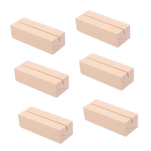 GLEAVI 10 Stück Holz Tischkartenhalter Multifunktionale Kartenständer aus Unbehandeltem Buchenholz für Hochzeiten Events Menükarten und Dekoration Design für Zuhause und Büro GLEAVI 10 Stück Holz Tischkartenhalter Multifunktionale Kartenständer aus Unbehandeltem Buchenholz für Hochzeiten Events Menükarten und Dekoration Design für Zuhause und Büro von GLEAVI