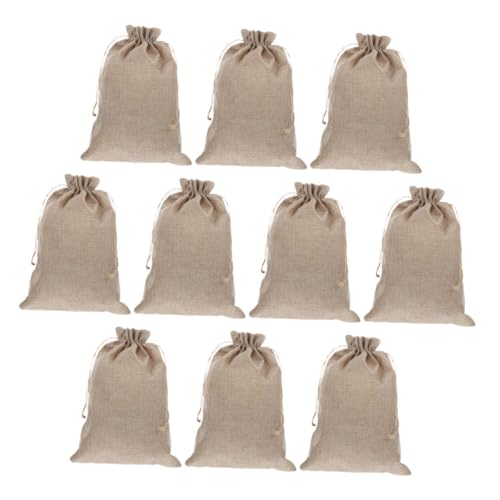 GLEAVI 10 Stück Kleine Leinensäckchen mit Kordelzug Natürliche Jutebeutel für Schmuck Süßigkeiten Partygeschenke und Hochzeit Wiederverwendbare Geschenkbeutel für Zuhause und Reisen GLEAVI 10 Stück Kleine Leinensäckchen mit Kordelzug Natürliche Jutebeutel für Schmuck Süßigkeiten Partygeschenke und Hochzeit Wiederverwendbare Geschenkbeutel für Zuhause und Reisen von GLEAVI